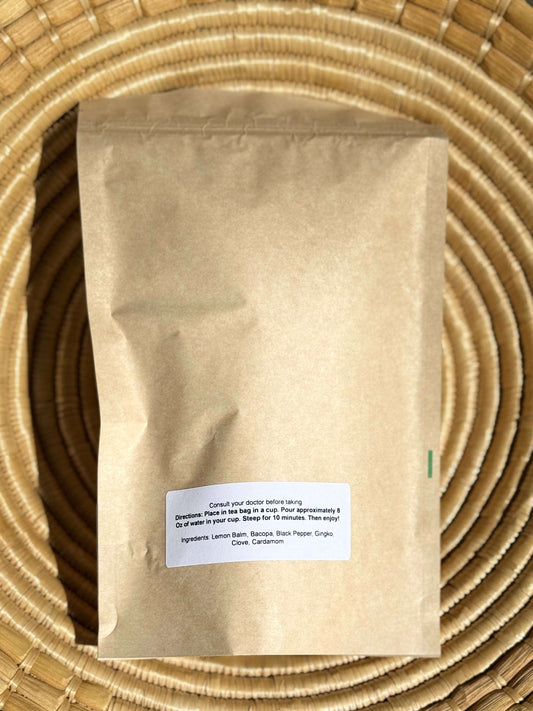 Not Nervous Directions and Ingredients Back Side