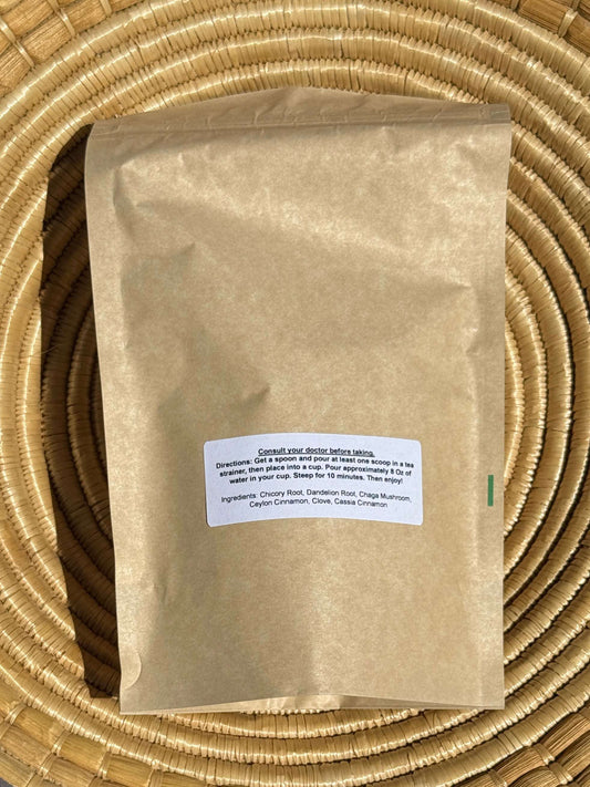 Wake Up Brew Directions and Ingredients Backside